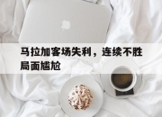 爱游戏app注册-关于马拉加客场失利，连续不胜局面尴尬的信息